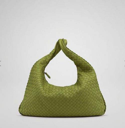Bottega Veneta Nappa Hobo Lambskin Bag 5091 green